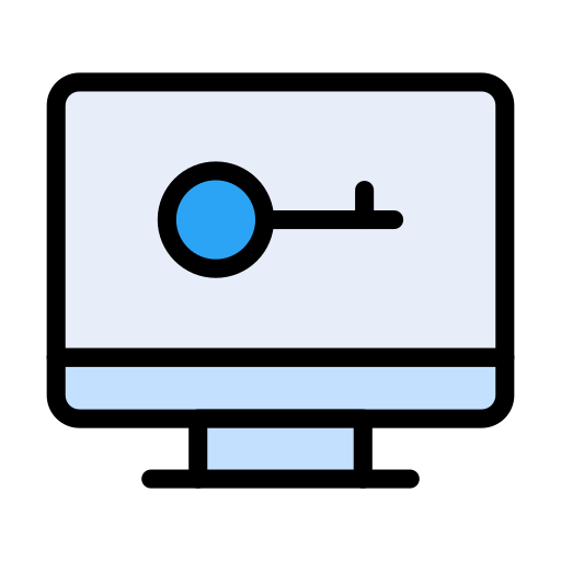 Key Vector Stall Lineal Color icon