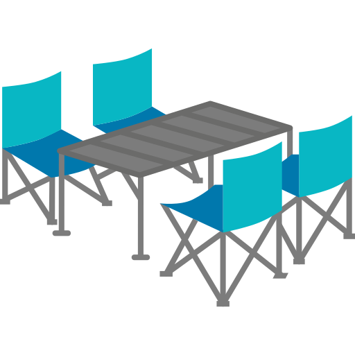 krzesło obozowe Generic Flat ikona