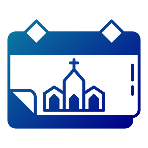 교회 Generic Flat Gradient icon