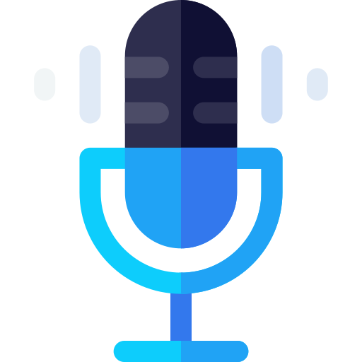 Microphone Basic Rounded Flat icon