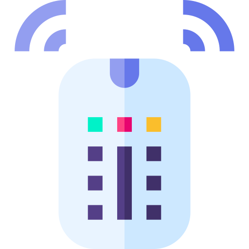 Remote access Basic Straight Flat icon