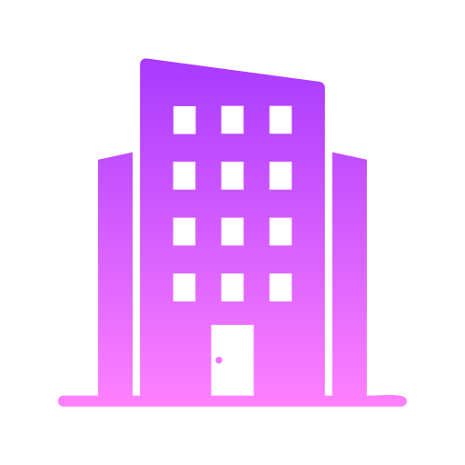 edificio Generic Flat Gradient icono