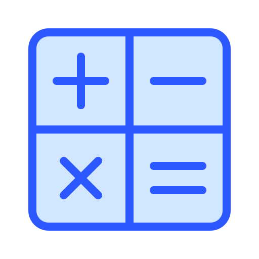 calculatrice Generic Blue Icône