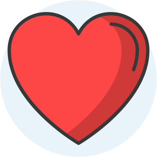 corazón Generic Rounded Shapes icono