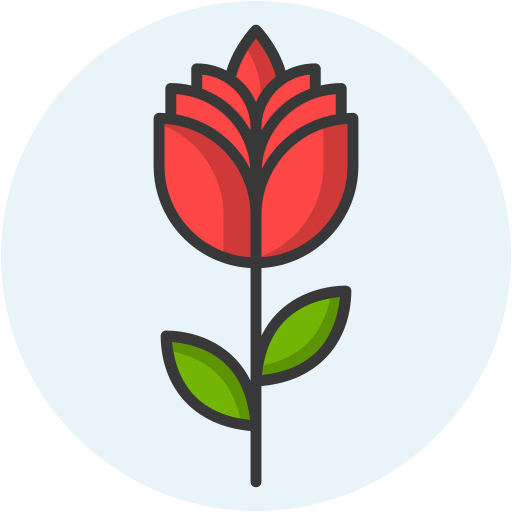 Rose Generic Rounded Shapes icon