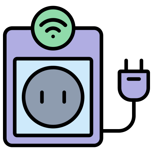 전기 소켓 Generic Outline Color icon