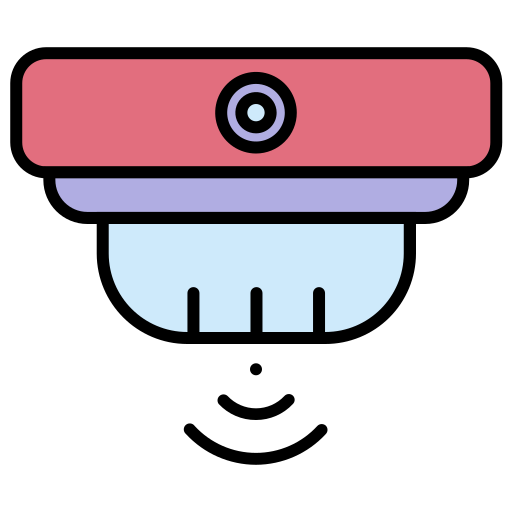 Smoke detector Generic Outline Color icon