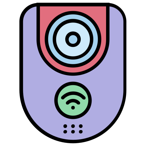 Video doorbell Generic Outline Color icon