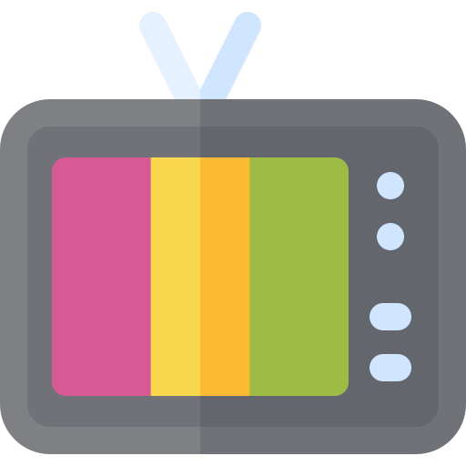 Tv Basic Rounded Flat icon