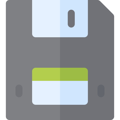 디스켓 Basic Rounded Flat icon