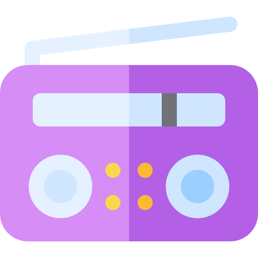 Radio Basic Rounded Flat icon