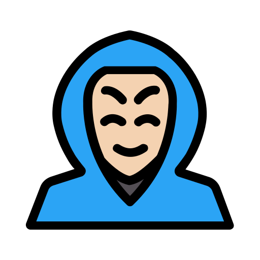Hacker Vector Stall Lineal Color icon