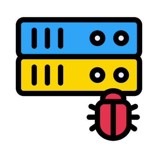 Server Vector Stall Lineal Color icon