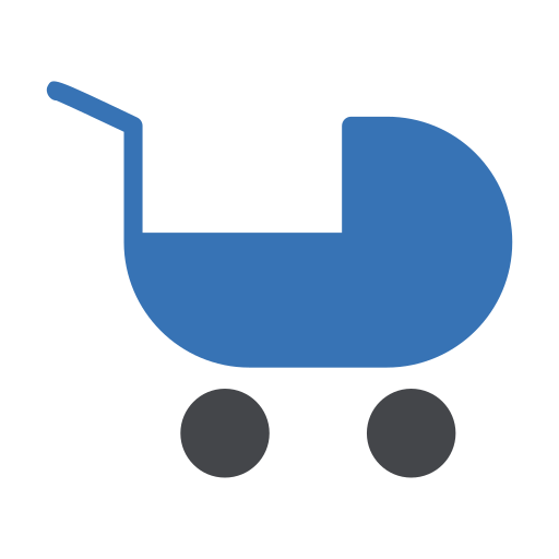 cochecito de bebé Generic Blue icono