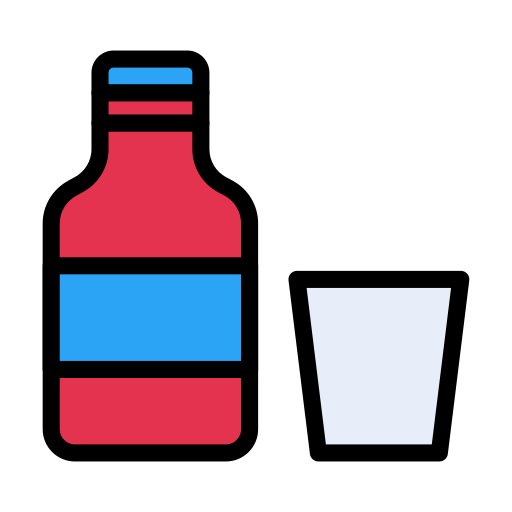 ボトル Vector Stall Lineal Color icon