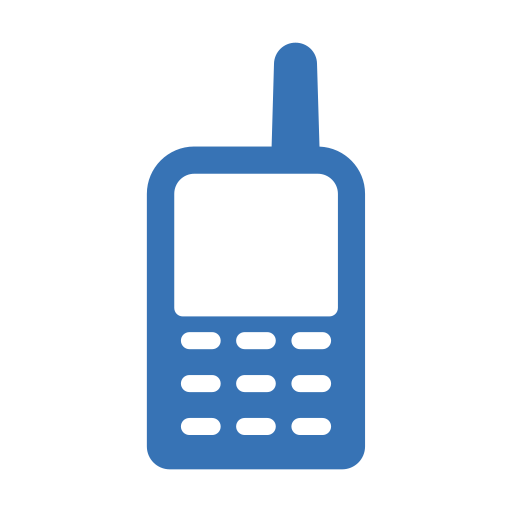 Walkie talkie Generic Blue icon