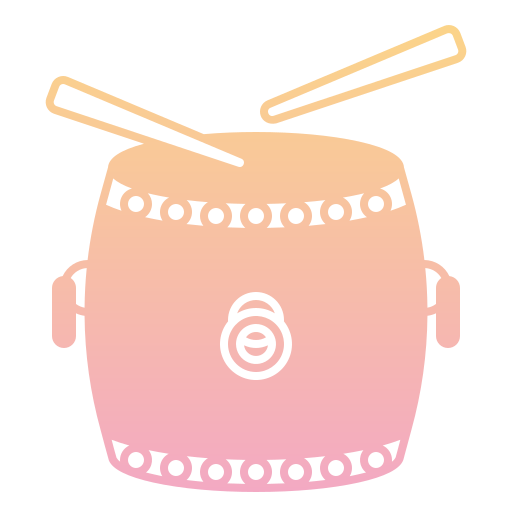 tambor Generic Flat Gradient icono