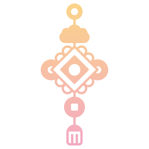 amuleto de la suerte Generic Flat Gradient icono