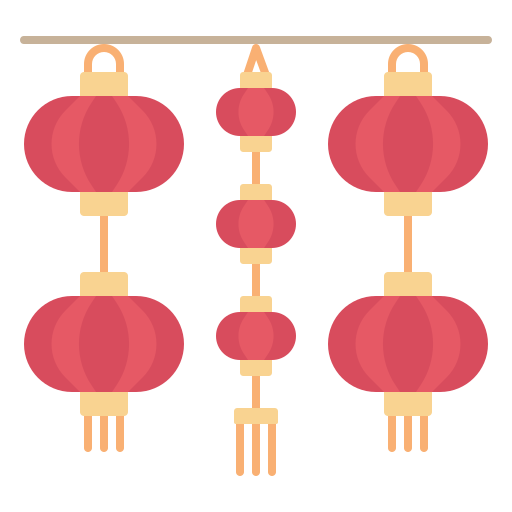 lanterna cinese Generic Flat icona
