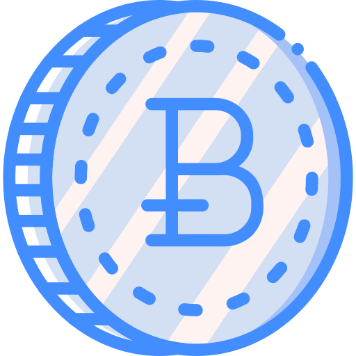 bitcoin Basic Miscellany Blue Icône