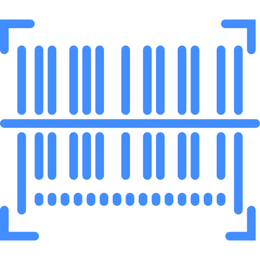 streepjescode Basic Miscellany Blue icoon