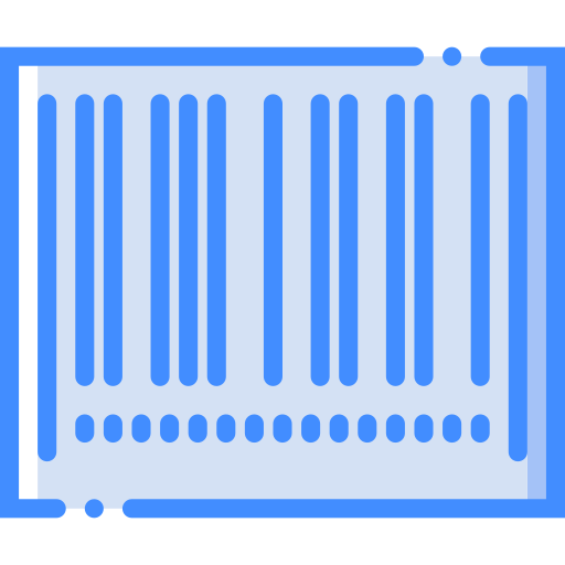 código de barras Basic Miscellany Blue Ícone