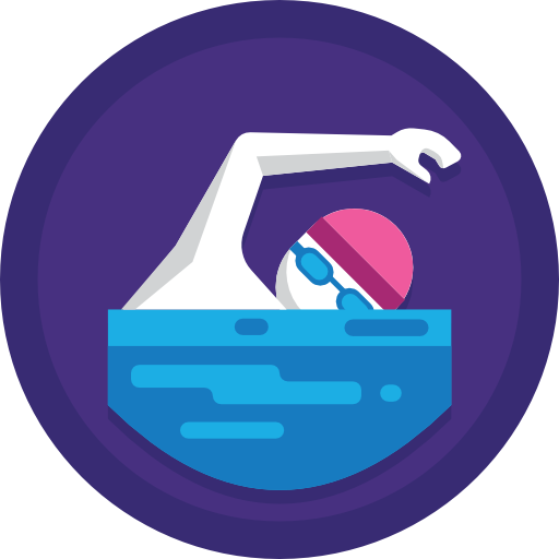 Swimmer Flaticons.com Lineal icon