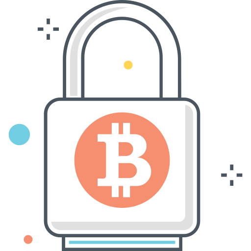 Bitcoin encryption Flaticons.com Flat icon