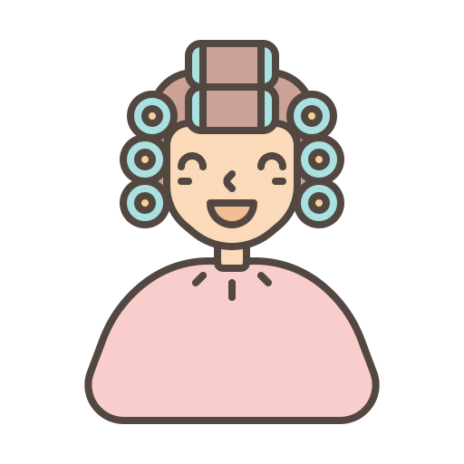 Hair curler Generic Outline Color icon