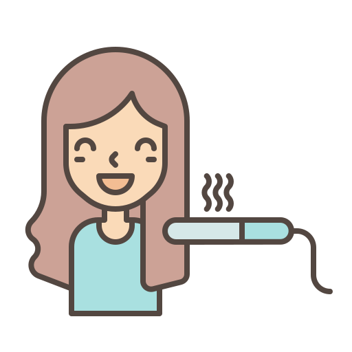 Hair straightener Generic Outline Color icon