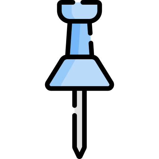 Push pin Special Lineal color icon