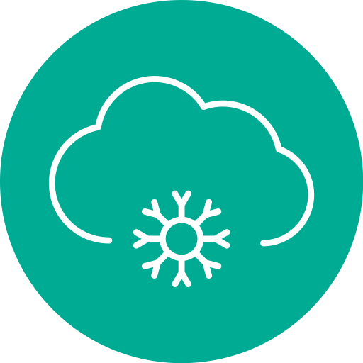 Snowfall Generic Circular icon