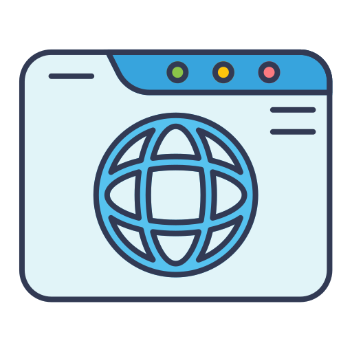 Webpage Generic Outline Color icon