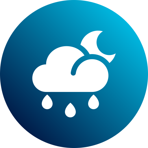 krople deszczu Generic Flat Gradient ikona