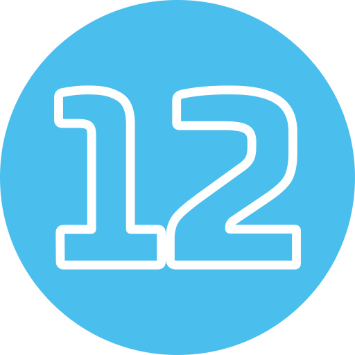 zwölf Generic Flat icon