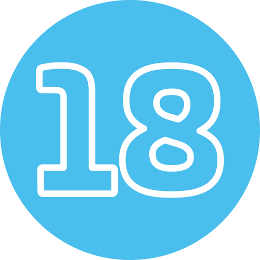 dieciocho Generic Flat icono