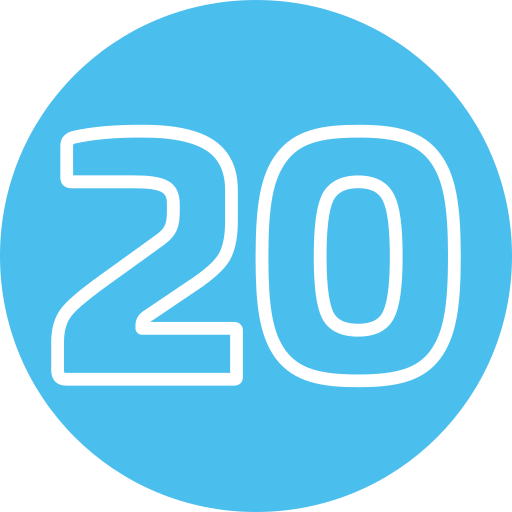 veinte Generic Flat icono