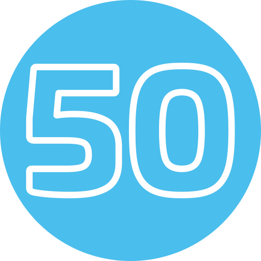cincuenta Generic Flat icono
