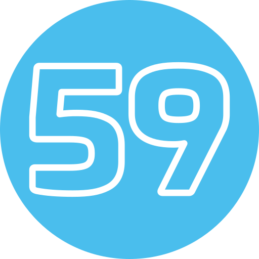 Fifty nine Generic Flat icon