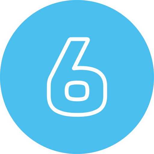 seis Generic Flat icono