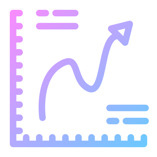 análise de dados Generic Gradient Ícone