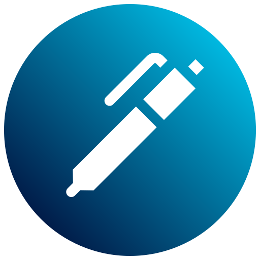 Ballpoint pen Generic Flat Gradient icon