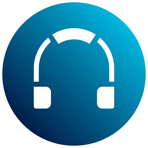 headset Generic Flat Gradient icon