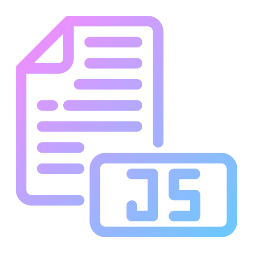 js 파일 Generic Gradient icon