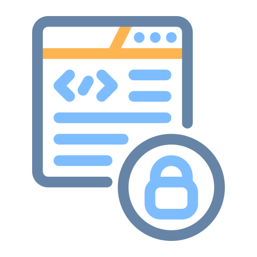 Encrypted Generic Outline Color icon