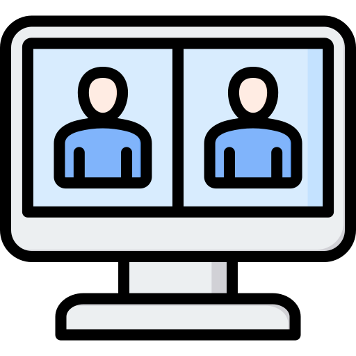 Online meeting Generic Outline Color icon