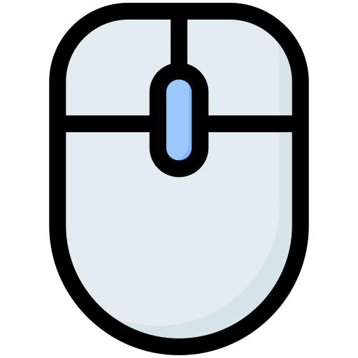 ratón Generic Outline Color icono