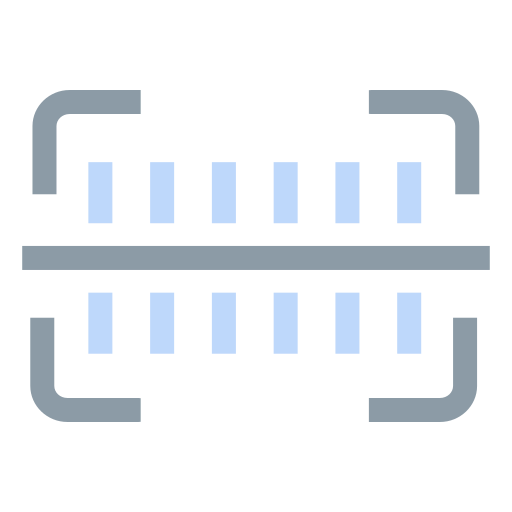 escáner de código de barras Generic Flat icono