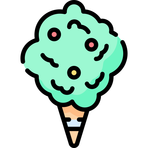 zuckerwatte Special Lineal color icon