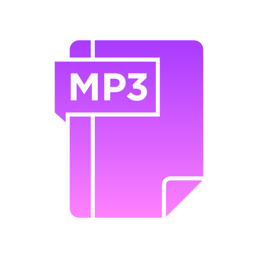 mp3 Generic Flat Gradient ikona